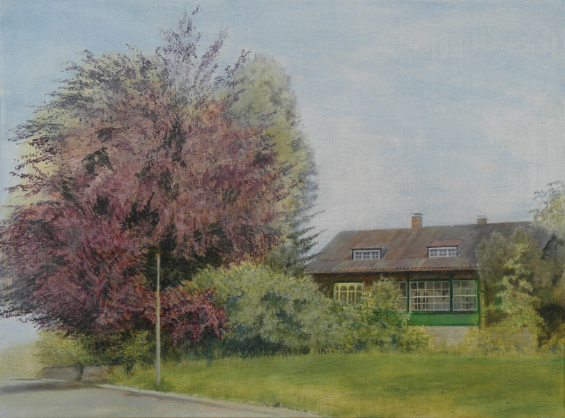 100 Jahre, 2016, Mischtechnik auf Leinwand, 67 x 90 cm