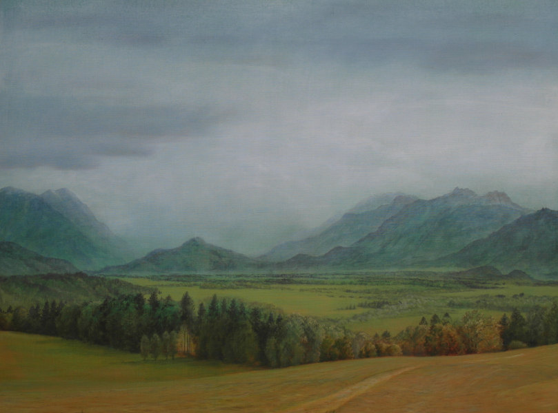 Liebe f&uuml;r Immer,  2013,  Mischtechnik auf Leinwand, 110 x 150 cm