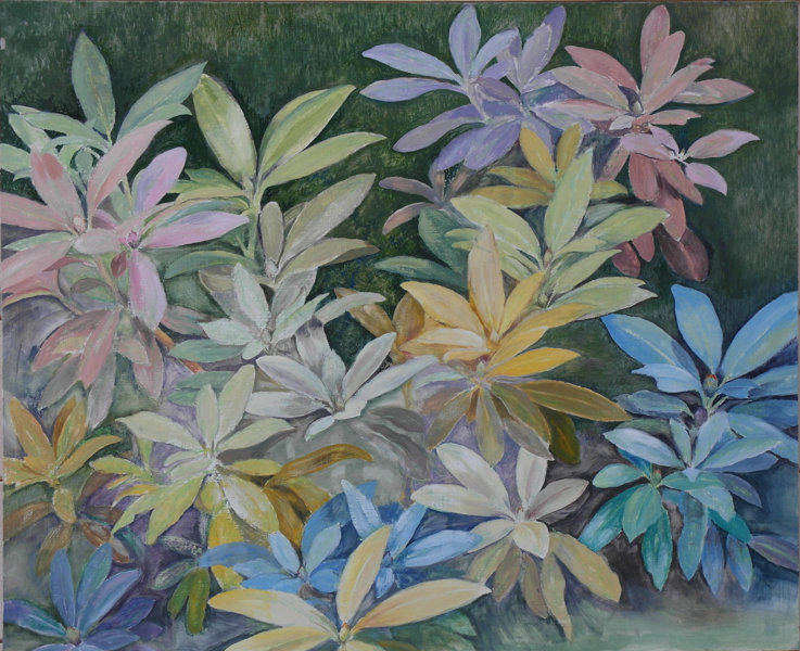 Eiscreme, 2018, &Ouml;lfarben auf Hartfaser, 55 x 67 cm